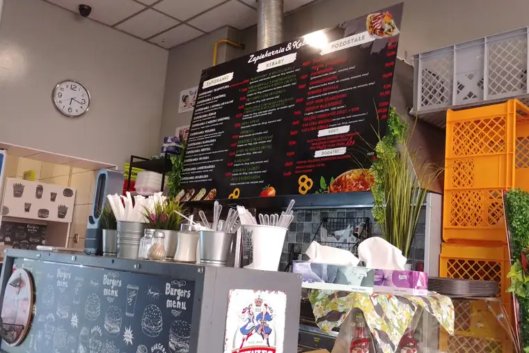 Lada i tablica z menu